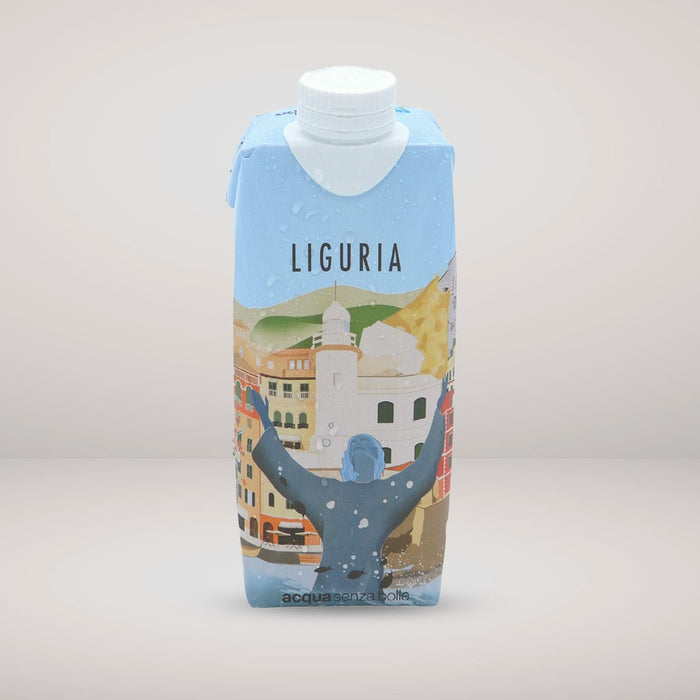 24 Bottles of Liguria. Responsible Natural Spring Water, 500ml