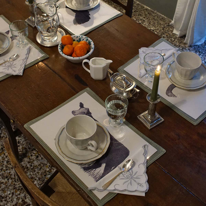 Cow - Hand drawn waterproof placemat