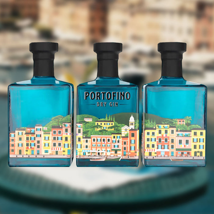 3 Bottles of Portofino Dry Gin, 50cl each (43% Vol)