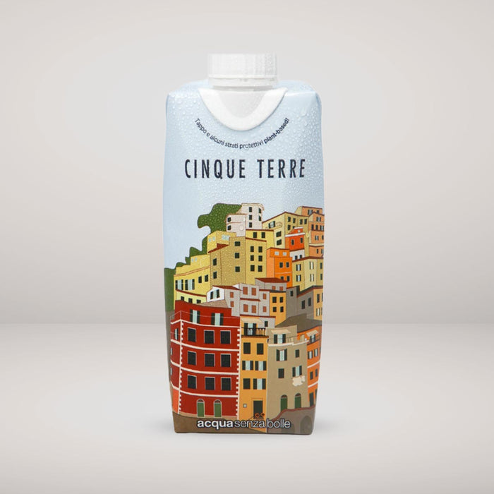 24 Bottles of Cinque Terre. Responsible Natural Spring Water, 500ml