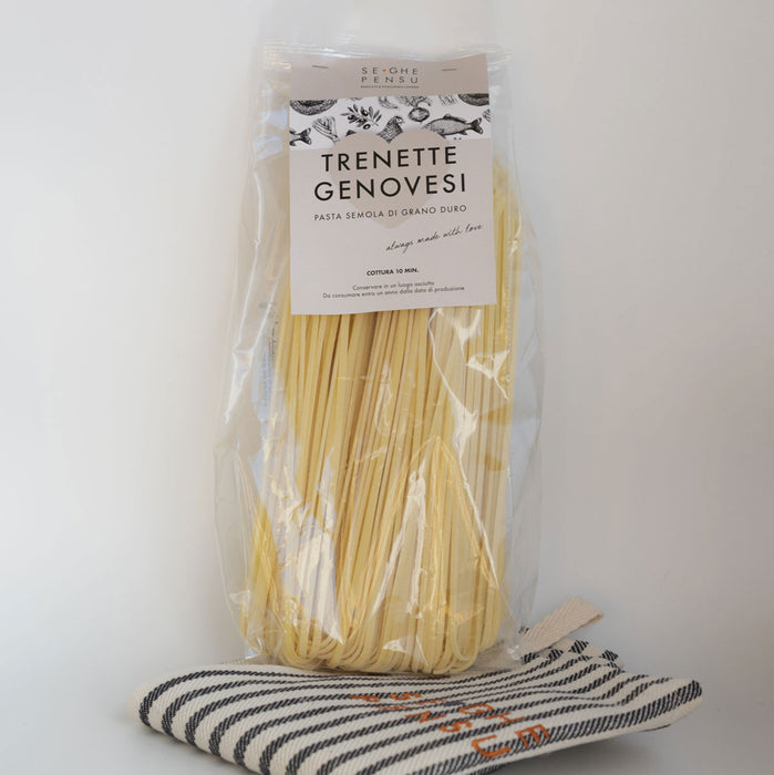 5 Packs of Trenette Genovesi Durum Wheat Semolina Pasta, 500gr