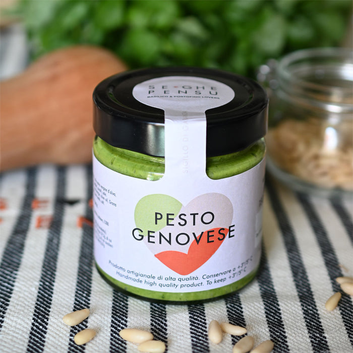 4 Jars of Genoese Pesto with Fresh Basil, 180g