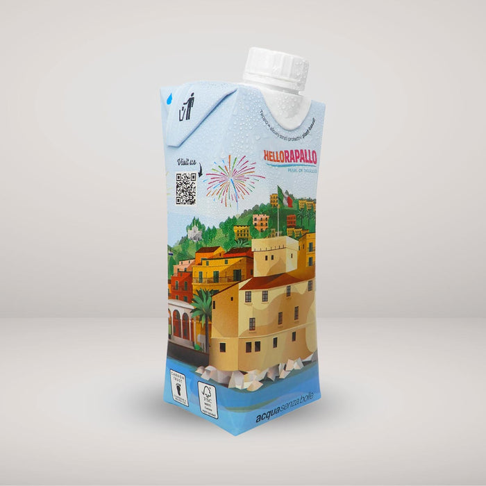 24 Bottles of Rapallo. Responsible Natural Spring Water, 500ml