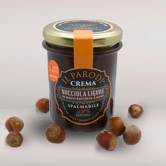 4 Jars of Spreadable Smooth Ligurian Hazelnut Cream, 175g each