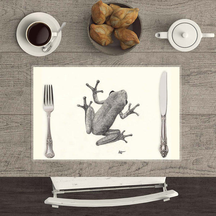 Frog - Hand drawn waterproof placemat