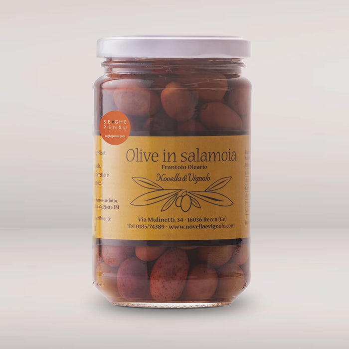 3 Jars of Taggiasca Olives in Brine, 180gr