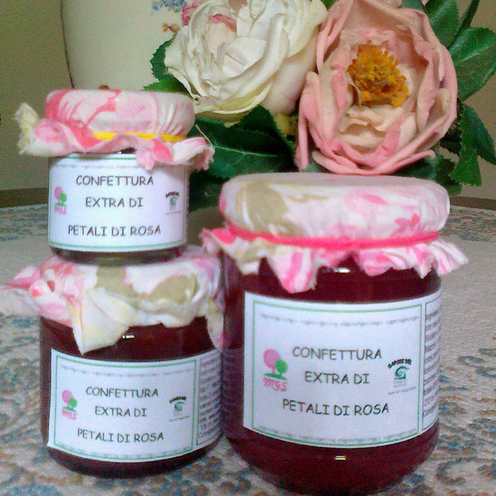 4 Jars of Organic Rose Petals Preserve, 120g