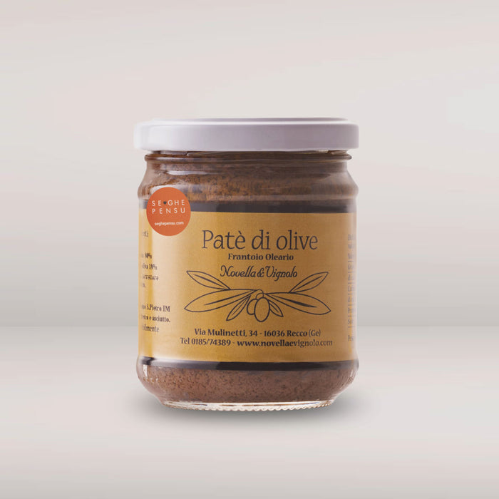 3 Jars of Taggiasca Olives Pate, 180gr